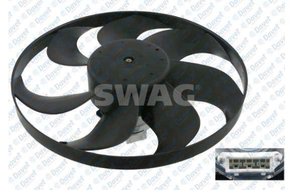 25-4423 Fan Motoru (Motor+Pervane) Su Radyatoru Volkswagen Polo (6n1) 1.4 1994-1999